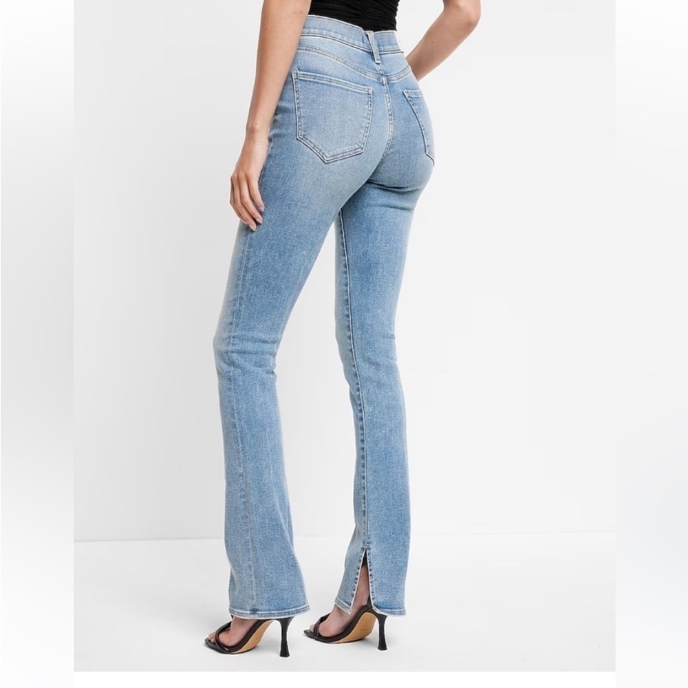 Mid Rise Light Wash Skyscraper Jeans express women’s 14R NWT $128 value - Picture 3 of 8